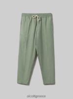 είδη ένδυσης Alcott pantaloni jogger misto lino wh1 υπόλευκο άνδρες RRJDJ4734 - Image 2