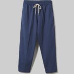 είδη ένδυσης Alcott pantaloni jogger misto lino wh1 υπόλευκο άνδρες RRJDJ4866