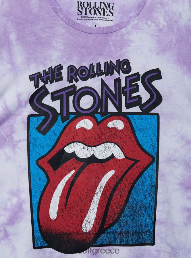 είδη ένδυσης Alcott Rolling stones t-shirt lc2 λιλά μεσαίο άνδρες RRJDJ41101 - Image 7