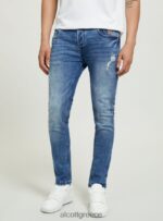 είδη ένδυσης Alcott skinny fit τζιν σε stretch τζιν d002 μεσαίο σκούρο μπλε άνδρες RRJDJ4921 - Image 2