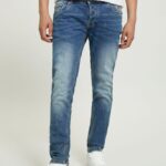είδη ένδυσης Alcott skinny fit τζιν σε stretch τζιν d002 μεσαίο σκούρο μπλε άνδρες RRJDJ41152
