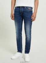 είδη ένδυσης Alcott skinny fit τζιν σε stretch τζιν d002 μεσαίο σκούρο μπλε άνδρες RRJDJ4692