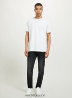 είδη ένδυσης Alcott skinny fit τζιν σε stretch τζιν d002 μεσαίο σκούρο μπλε άνδρες RRJDJ4729 - Image 3