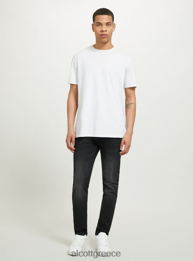 είδη ένδυσης Alcott skinny fit τζιν σε stretch τζιν d002 μεσαίο σκούρο μπλε άνδρες RRJDJ4729 - Image 3