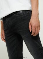 είδη ένδυσης Alcott skinny fit τζιν σε stretch τζιν d002 μεσαίο σκούρο μπλε άνδρες RRJDJ4729 - Image 4