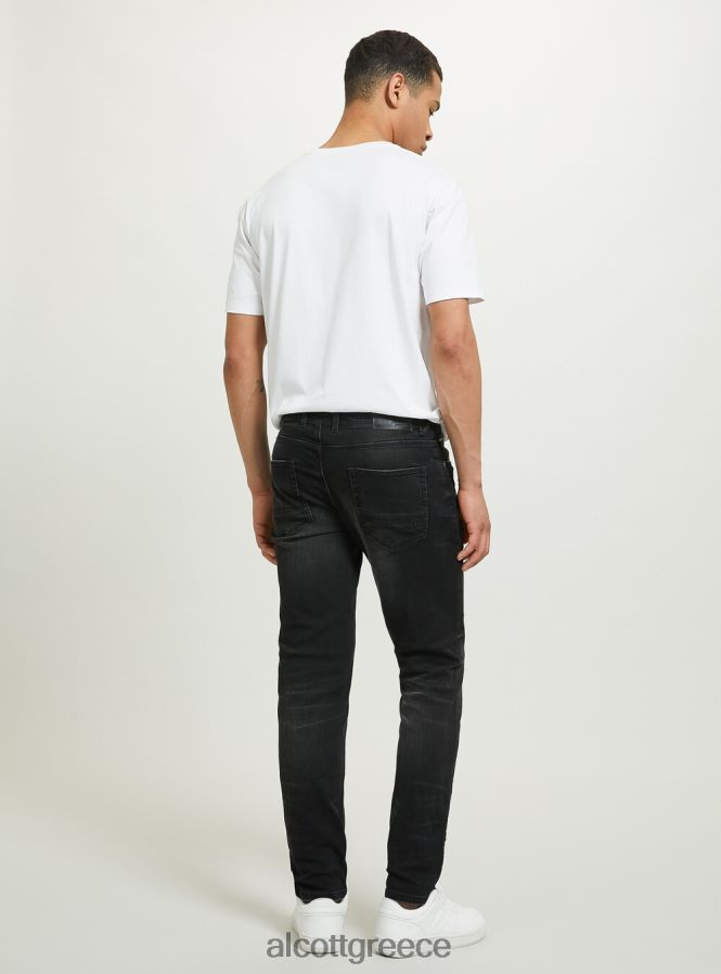 είδη ένδυσης Alcott skinny fit τζιν σε stretch τζιν d002 μεσαίο σκούρο μπλε άνδρες RRJDJ4729 - Image 5