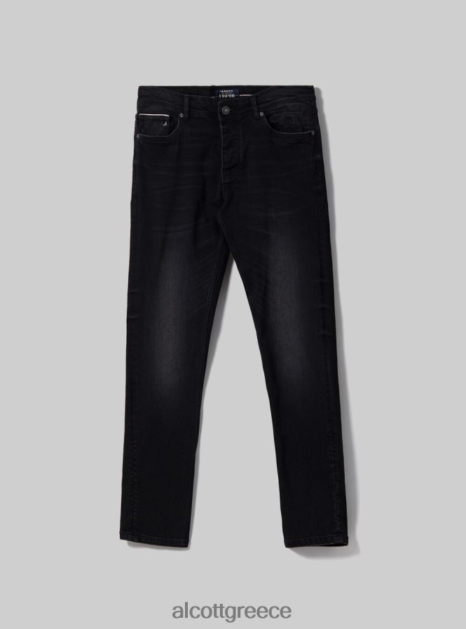 είδη ένδυσης Alcott skinny fit τζιν σε stretch τζιν d002 μεσαίο σκούρο μπλε άνδρες RRJDJ4729 - Image 6