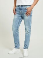 είδη ένδυσης Alcott slim fit βαμβακερό τζιν d003 μεσαίο μπλε άνδρες RRJDJ4684