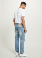 είδη ένδυσης Alcott slim fit stretch τζιν τζιν με σκισίματα d007 ανοιχτό γαλάζιο άνδρες RRJDJ4678 - Image 5