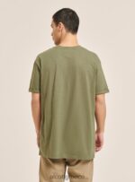 είδη ένδυσης Alcott T-shirt από λινό μείγμα με τσέπη άσπρο άνδρες RRJDJ41126 - Image 6