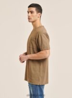 είδη ένδυσης Alcott T-shirt από λινό μείγμα με τσέπη άσπρο άνδρες RRJDJ41098 - Image 6