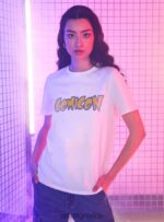 είδη ένδυσης Alcott T-shirt επίσημο comicon wh1 υπόλευκο γυναίκες RRJDJ4507 - Image 2