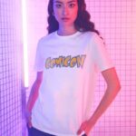 είδη ένδυσης Alcott T-shirt επίσημο comicon wh1 υπόλευκο γυναίκες RRJDJ4507