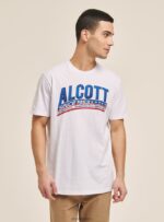 είδη ένδυσης Alcott T-shirt με λογότυπο μπλε άνδρες RRJDJ4609