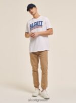 είδη ένδυσης Alcott T-shirt με λογότυπο μπλε άνδρες RRJDJ4609 - Image 3