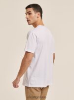 είδη ένδυσης Alcott T-shirt με λογότυπο μπλε άνδρες RRJDJ4609 - Image 4