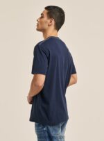 είδη ένδυσης Alcott T-shirt με λογότυπο μπλε άνδρες RRJDJ41198 - Image 4