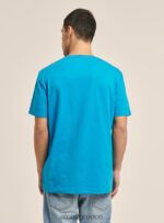 είδη ένδυσης Alcott T-shirt με λογότυπο μπλε άνδρες RRJDJ41200 - Image 5