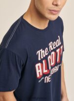 είδη ένδυσης Alcott T-shirt με λογότυπο μπλε άνδρες RRJDJ41198 - Image 6