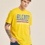 είδη ένδυσης Alcott T-shirt με λογότυπο μπλε άνδρες RRJDJ4977