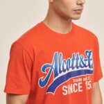 είδη ένδυσης Alcott T-shirt με λογότυπο μπλε άνδρες RRJDJ41199