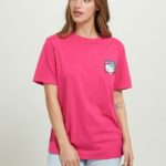 είδη ένδυσης Alcott t-shirt hello kitty fx2 fuxia medium γυναίκες RRJDJ4163