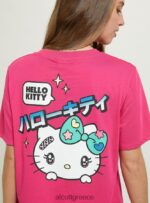 είδη ένδυσης Alcott t-shirt hello kitty fx2 fuxia medium γυναίκες RRJDJ4163 - Image 3