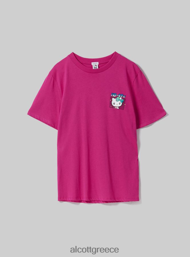 είδη ένδυσης Alcott t-shirt hello kitty fx2 fuxia medium γυναίκες RRJDJ4163 - Image 7