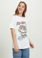 είδη ένδυσης Alcott t-shirt hello kitty wh3 λευκό γυναίκες RRJDJ4176 - Image 2