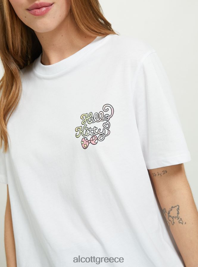 είδη ένδυσης Alcott t-shirt hello kitty wh3 λευκό γυναίκες RRJDJ4145 - Image 2