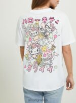 είδη ένδυσης Alcott t-shirt hello kitty wh3 λευκό γυναίκες RRJDJ4145 - Image 3