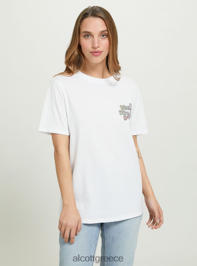 είδη ένδυσης Alcott t-shirt hello kitty wh3 λευκό γυναίκες RRJDJ4145 - Image 4