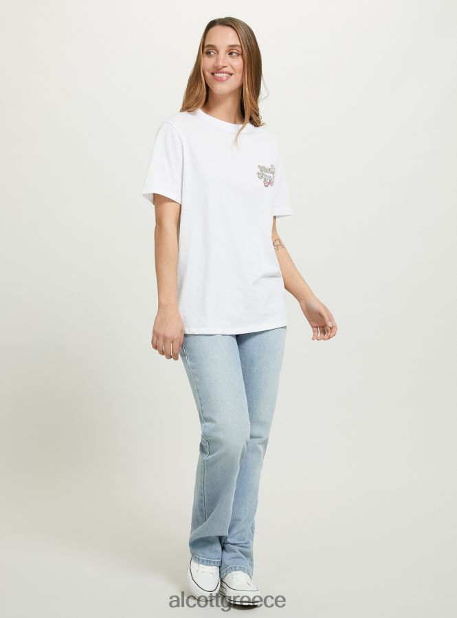 είδη ένδυσης Alcott t-shirt hello kitty wh3 λευκό γυναίκες RRJDJ4145 - Image 6