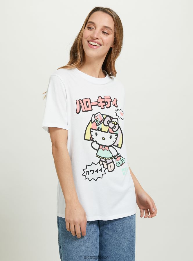 είδη ένδυσης Alcott t-shirt hello kitty wh3 λευκό γυναίκες RRJDJ4176 - Image 1