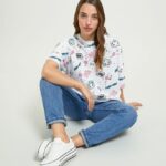 είδη ένδυσης Alcott t-shirt hello kitty wh3 λευκό γυναίκες RRJDJ4470