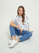είδη ένδυσης Alcott t-shirt hello kitty wh3 λευκό γυναίκες RRJDJ4470