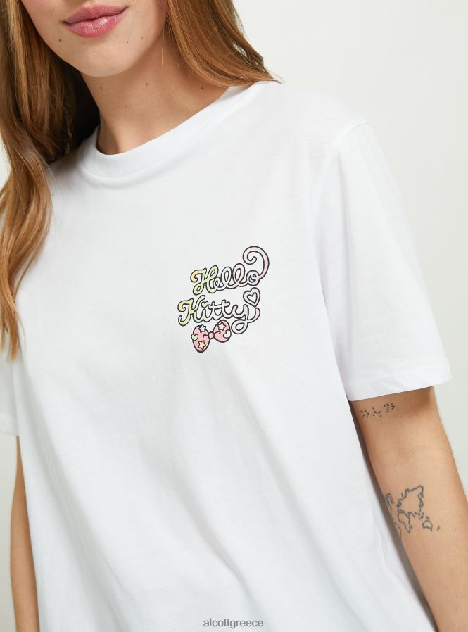 είδη ένδυσης Alcott t-shirt hello kitty wh3 λευκό γυναίκες RRJDJ4145 - Image 1