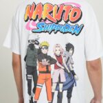 είδη ένδυσης Alcott t-shirt naruto wh3 λευκό άνδρες RRJDJ4649