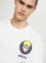 είδη ένδυσης Alcott t-shirt naruto wh3 λευκό άνδρες RRJDJ4652