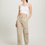 είδη ένδυσης Alcott twill cargo παντελόνι bk1 μαύρο γυναίκες RRJDJ4398