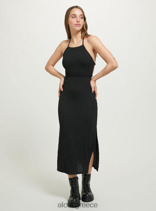 είδη ένδυσης Alcott vestito lace up con scollo sul πίσω μαύρος γυναίκες RRJDJ463 - Image 3