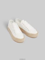 παπούτσια Alcott sneakers με σόλα raffia wh2 λευκό γυναίκες RRJDJ4383